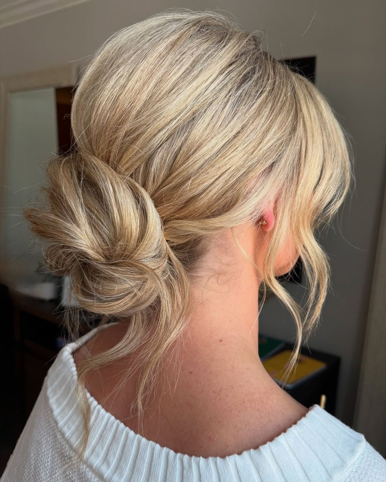 No Bangs Visual Idea — Knotted Bun Hairstyles 2027
