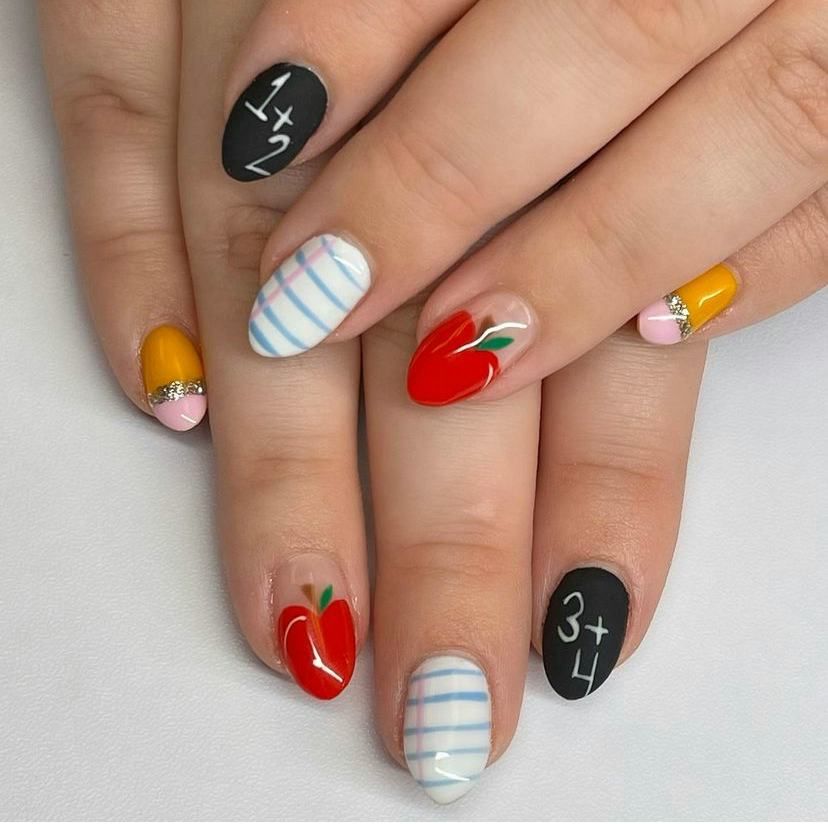 Glossy And Matte Visual Idea Glossy And Matte Visual Idea — Teacher Nails 2027