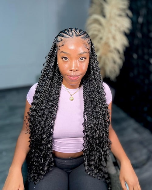 Voluminous Twists With Braided Fronts Voluminous Twists With Braided Fronts — Senegalese Twists 2027