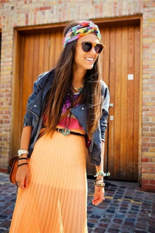 Festival Ready: Turban Headband with Graphic Tee and Maxi Skirt — Headband Outfits 2027