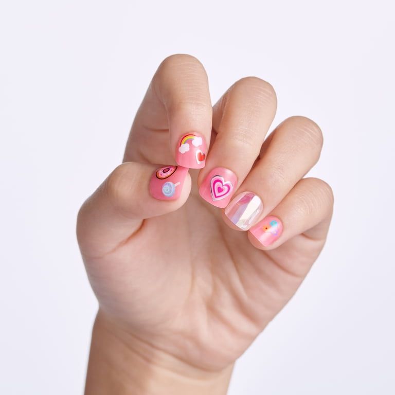 Glossy Iridescent Visual Idea Glossy Iridescent Visual Idea — Toddler Nails 2027