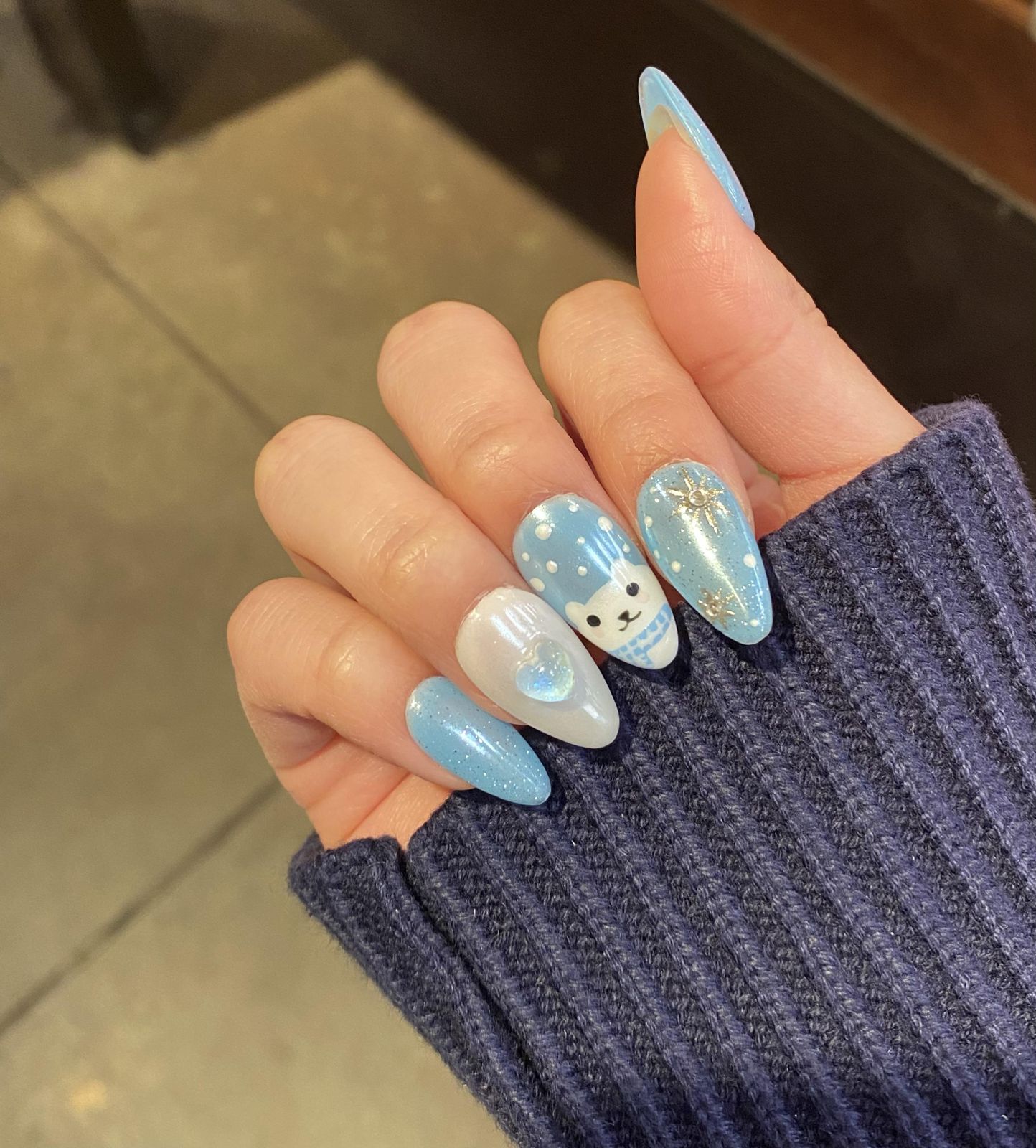 Even Glitter Application Clean Lines Visual Idea — Icy Nails 2027