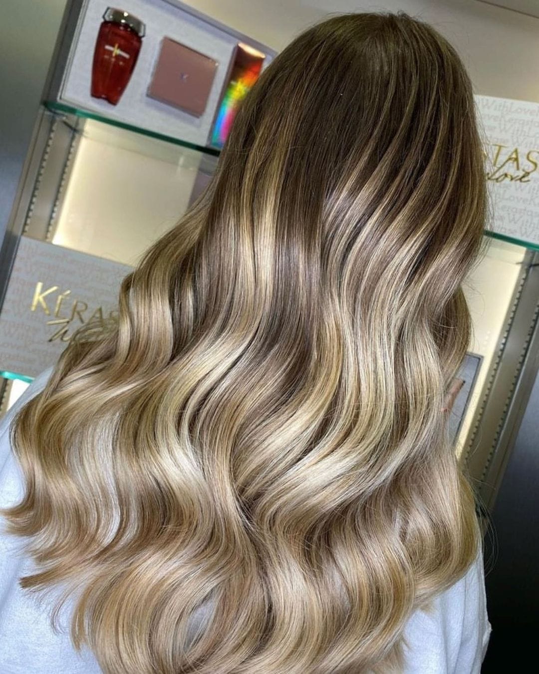 No Bangs Dark Blonde with Ash Blonde Lowlights — Lowlights 2027