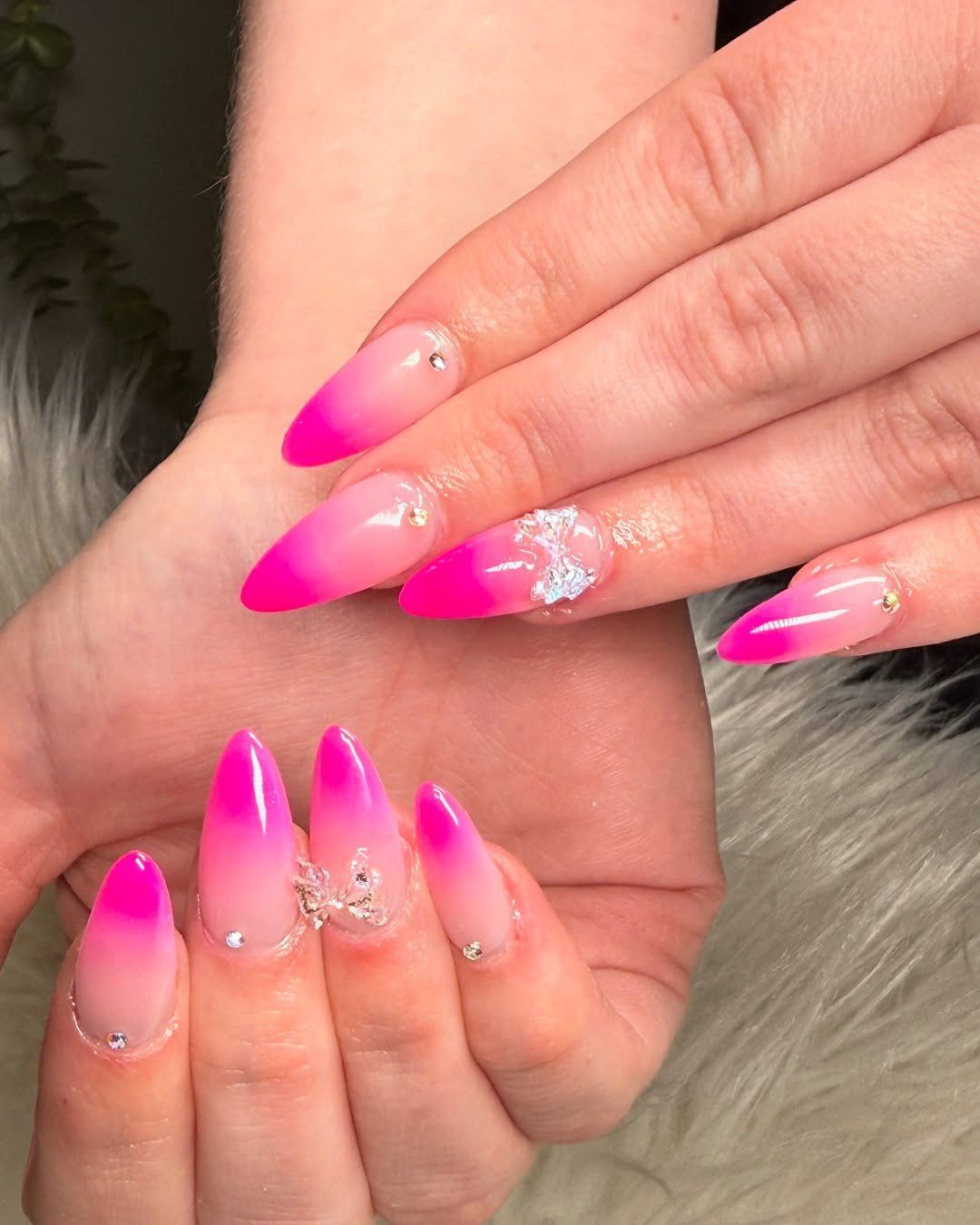 Both Hands Visual Idea Both Hands Visual Idea — Neon Ombre Nails 2027