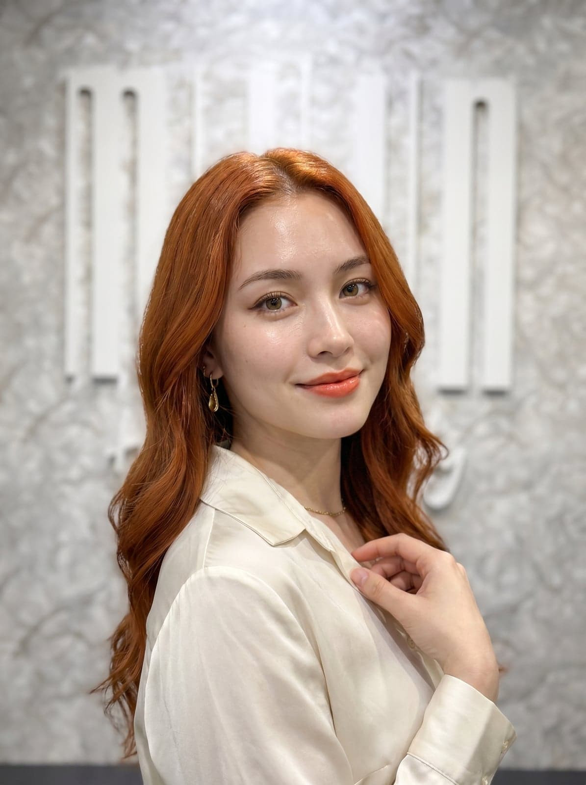 Vibrant Copper Base With Lighter Highlights Vibrant Copper Base With Lighter Highlights — Copper Hair 2027 for Asian Women