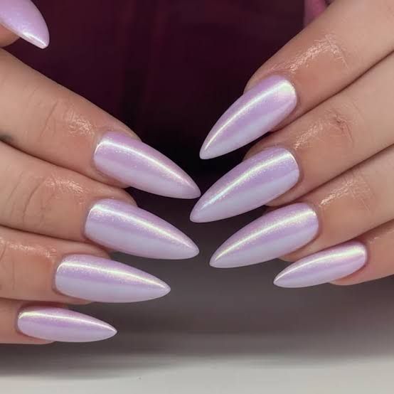 Visual Idea Visual Idea — Lavender Stiletto Nails 2027