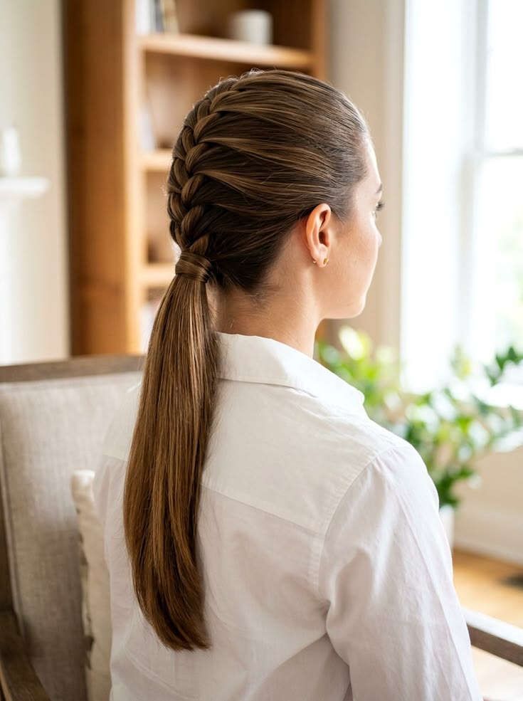 Shoulder-Length Visual Idea Shoulder-Length Visual Idea — Ponytail Hairstyles 2027 for School