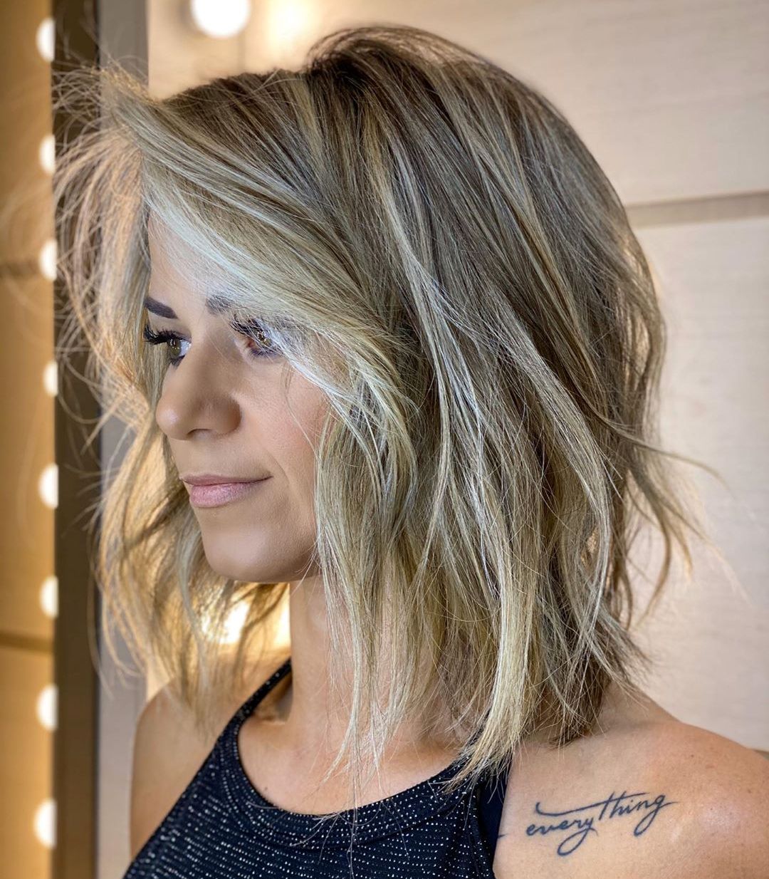 Shoulder Layered Bob With Waves Shoulder Layered Bob With Waves — Trendy Haircuts 2027
