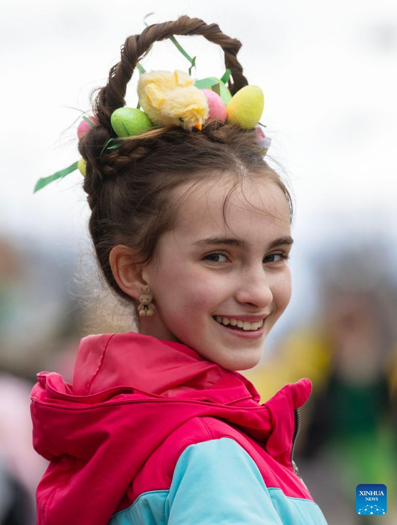 Blonde Braids and Curls with Large Bow Blonde Braids and Curls with Large Bow — Easter Hairstyles 2027