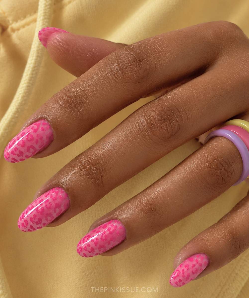 Bright Pink Leopard Print Nails Bright Pink Leopard Print Nails — Pink Rave Nails 2027