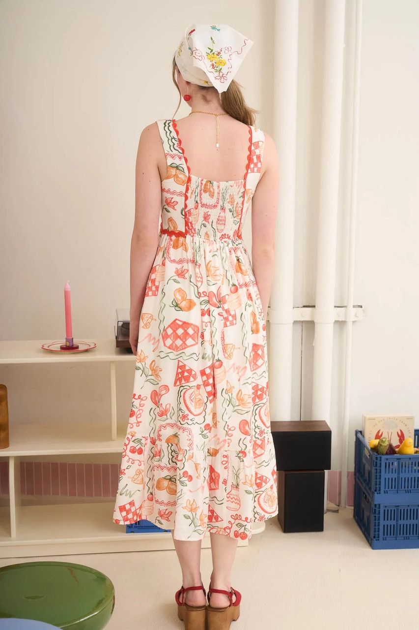 Cotton Outfit Idea — Midi Picnic Dress 2027