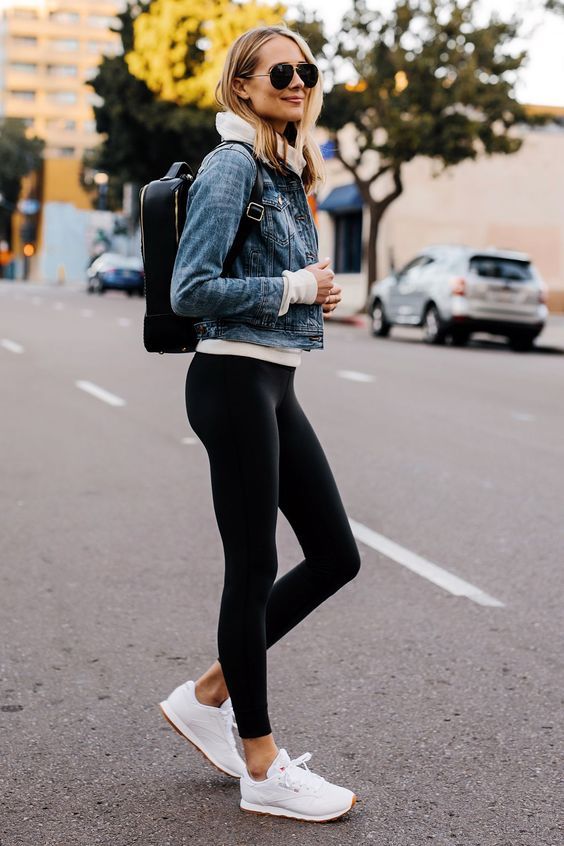 Everyday Essential: Denim Jacket over Athletic Wear Outfits 2027 for Athletic Build