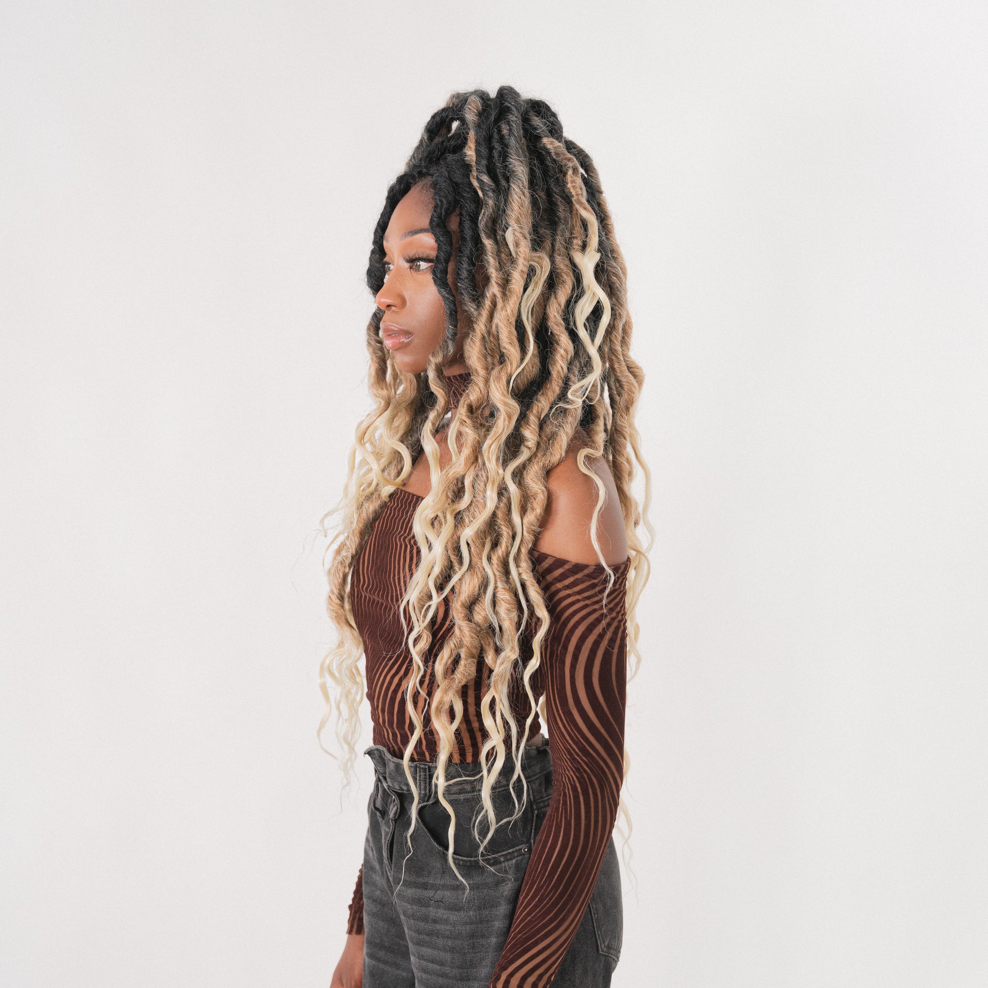 Ash Brown And Blonde Blend Visual Idea — Blonde Locs 2027
