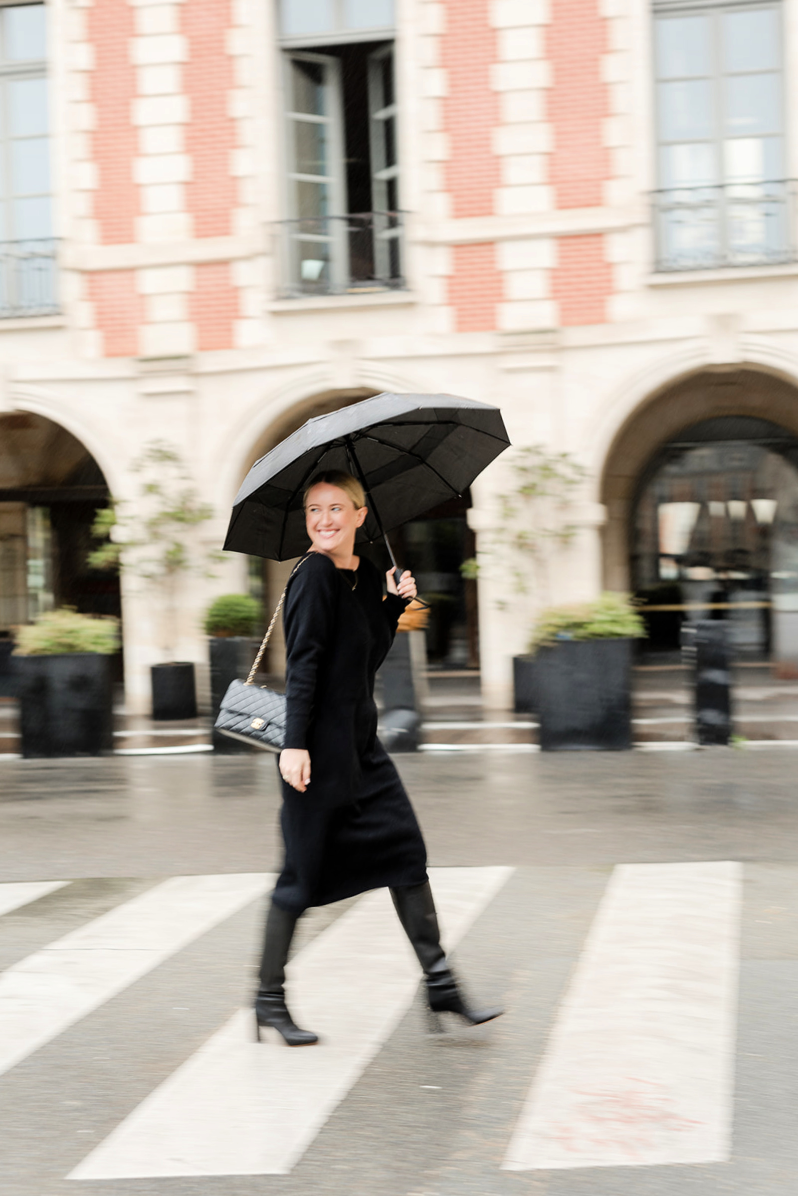 Chic Black Sweater Dress for Rainy Days Chic Black Sweater Dress for Rainy Days — Sweater Dress Outfits 2027
