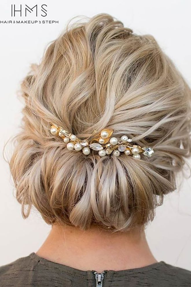 Ash Blonde Bob Messy Bun With Braids Ash Blonde Bob Messy Bun With Braids — Wedding Hairstyles 2027 for Short Hair