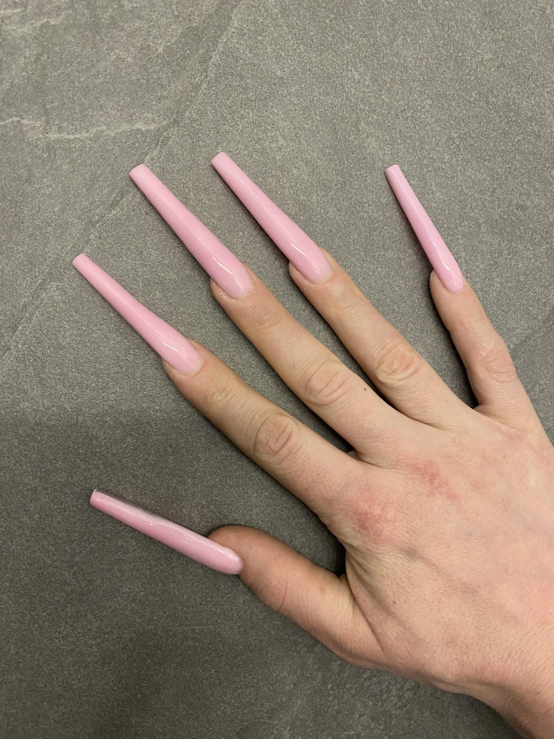 XXXL Pastel Pink Stiletto Nails XXXL Pastel Pink Stiletto Nails — Long Nails 2027