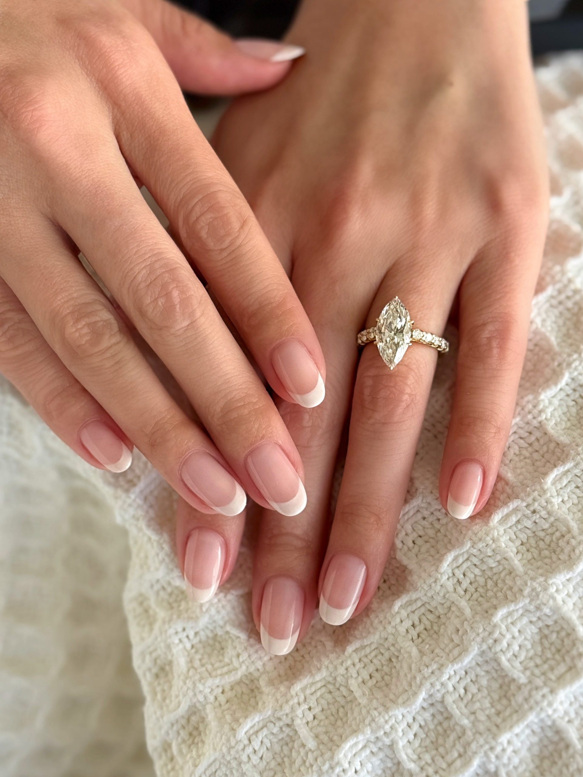Sheer Pink French Classic Sheer Pink French Classic — Simple Wedding Nails 2027