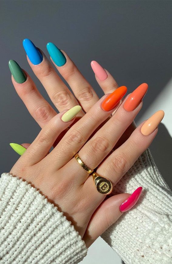 Even Application Smooth Finish Visual Idea Even Application Smooth Finish Visual Idea — Different Color Each Nail 2027