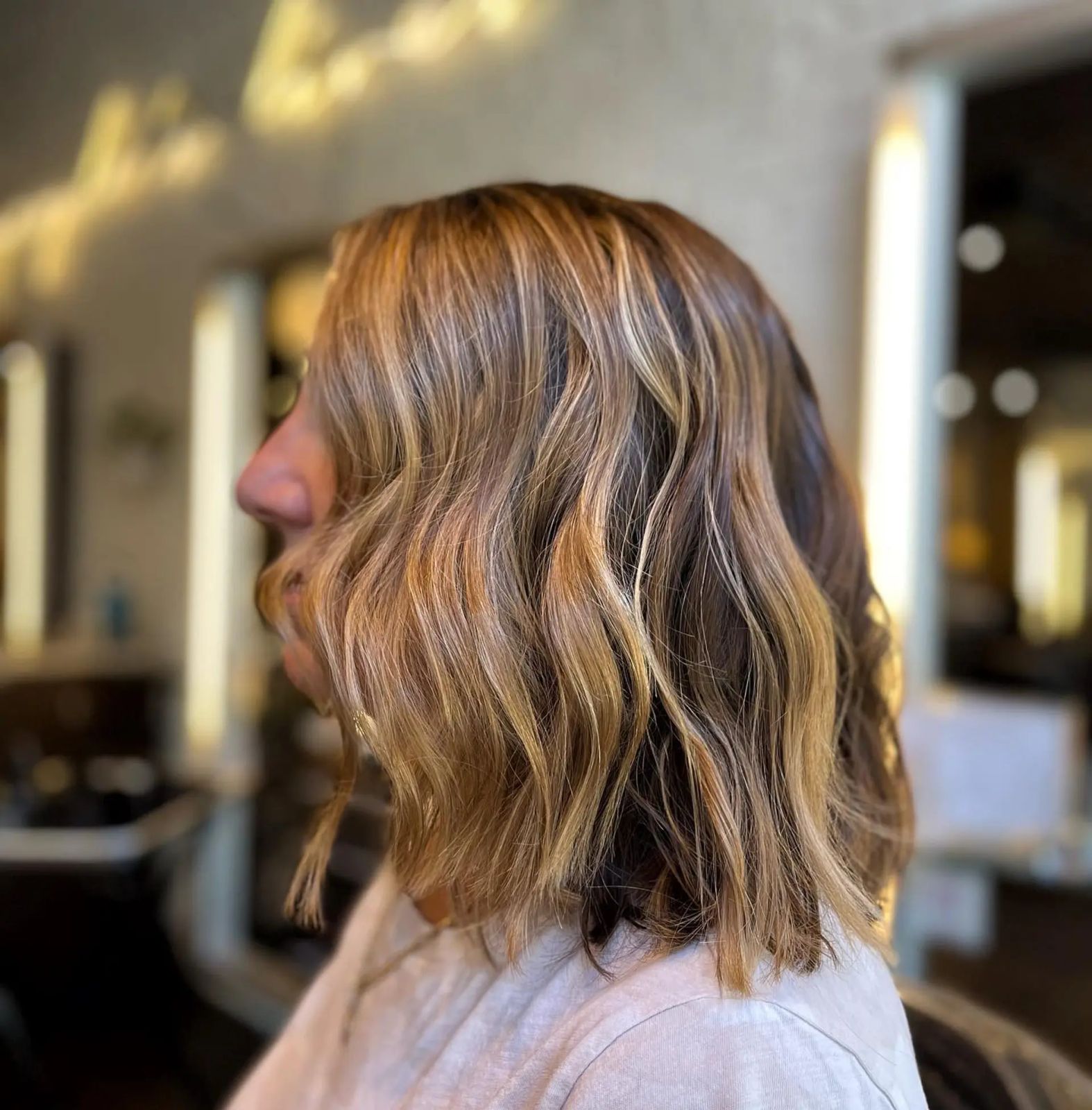 Bronde With Highlights Visual Idea — Balayage Lob 2027