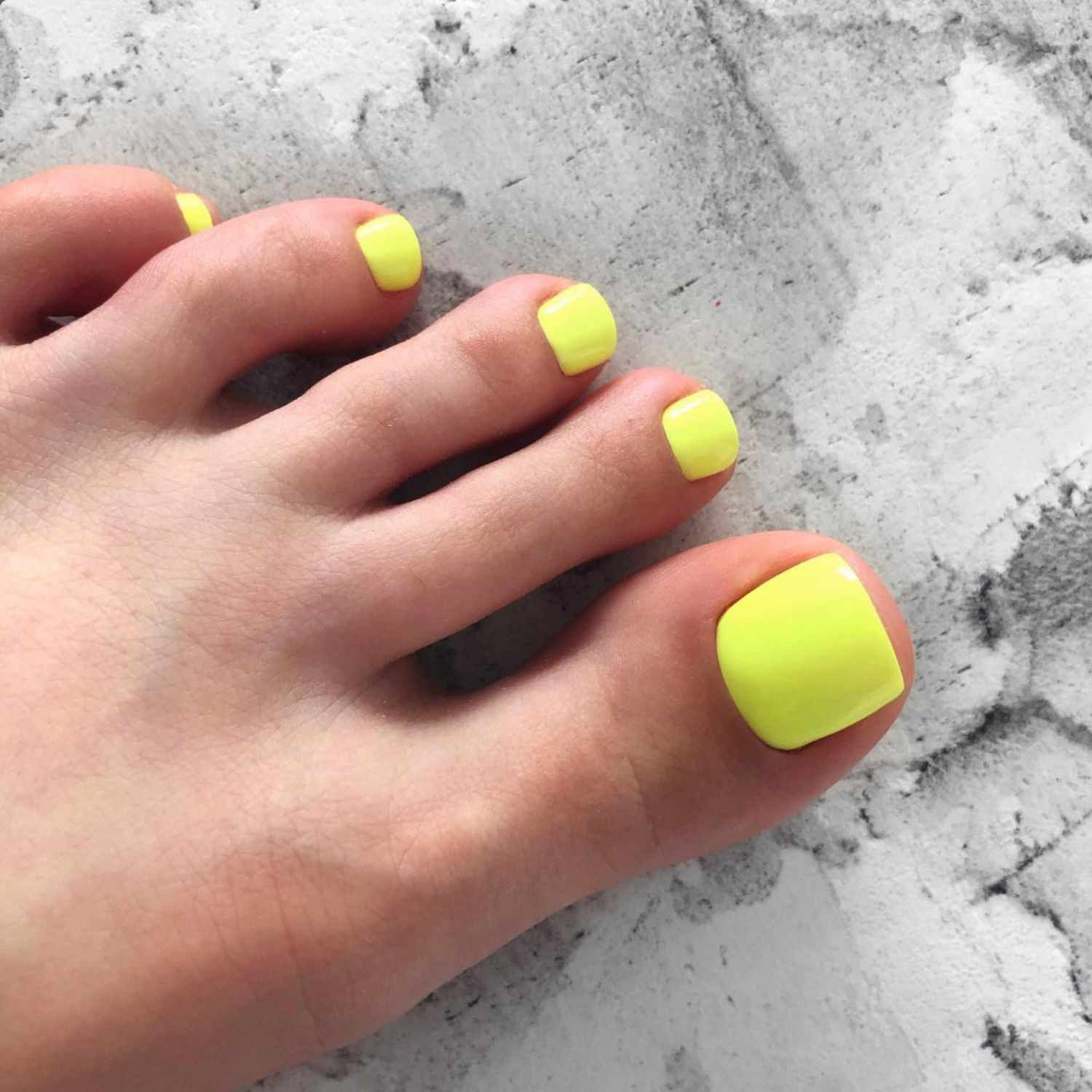 Solid Color Visual Idea Solid Color Visual Idea — Simple Toe Nails 2027