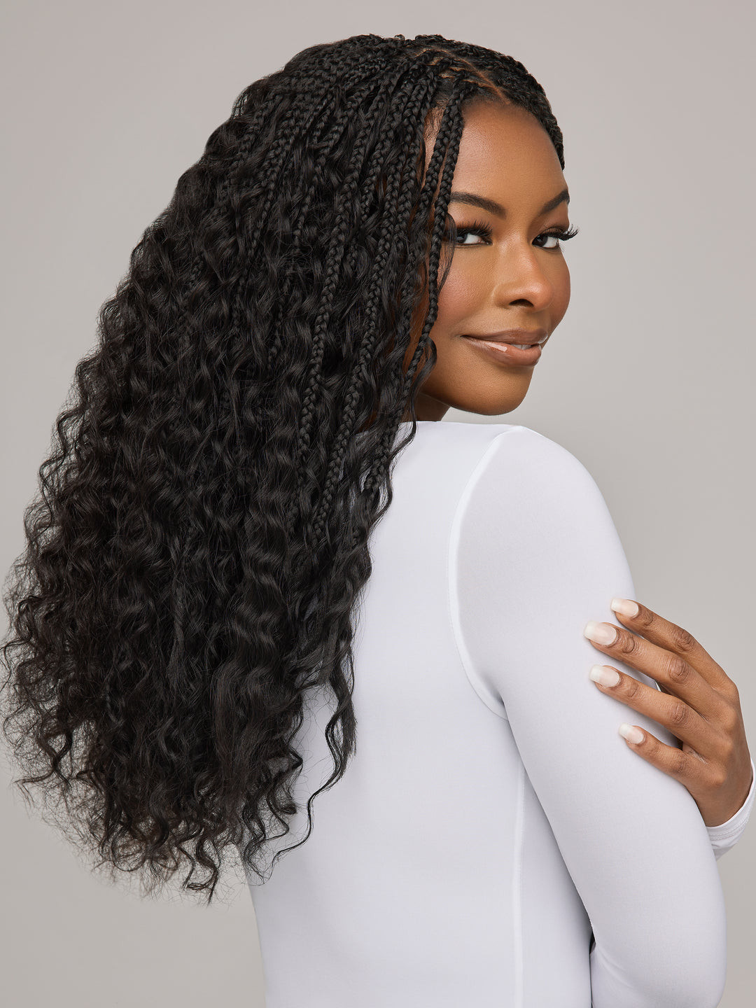 Braided Top With Curly Extensions Braided Top With Curly Extensions — Natural Hairstyles 2027 with Weave