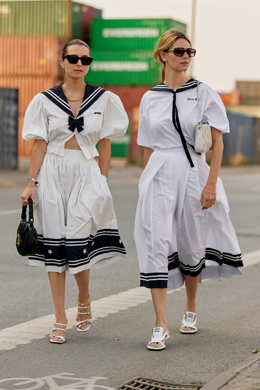 Sailor Collar Tops Paired with A-Line Skirts for a Crisp Nautical Ensemble Sailor Collar Tops Paired with A-Line Skirts for a Crisp Nautical Ensemble — Nautical Outfits 2027