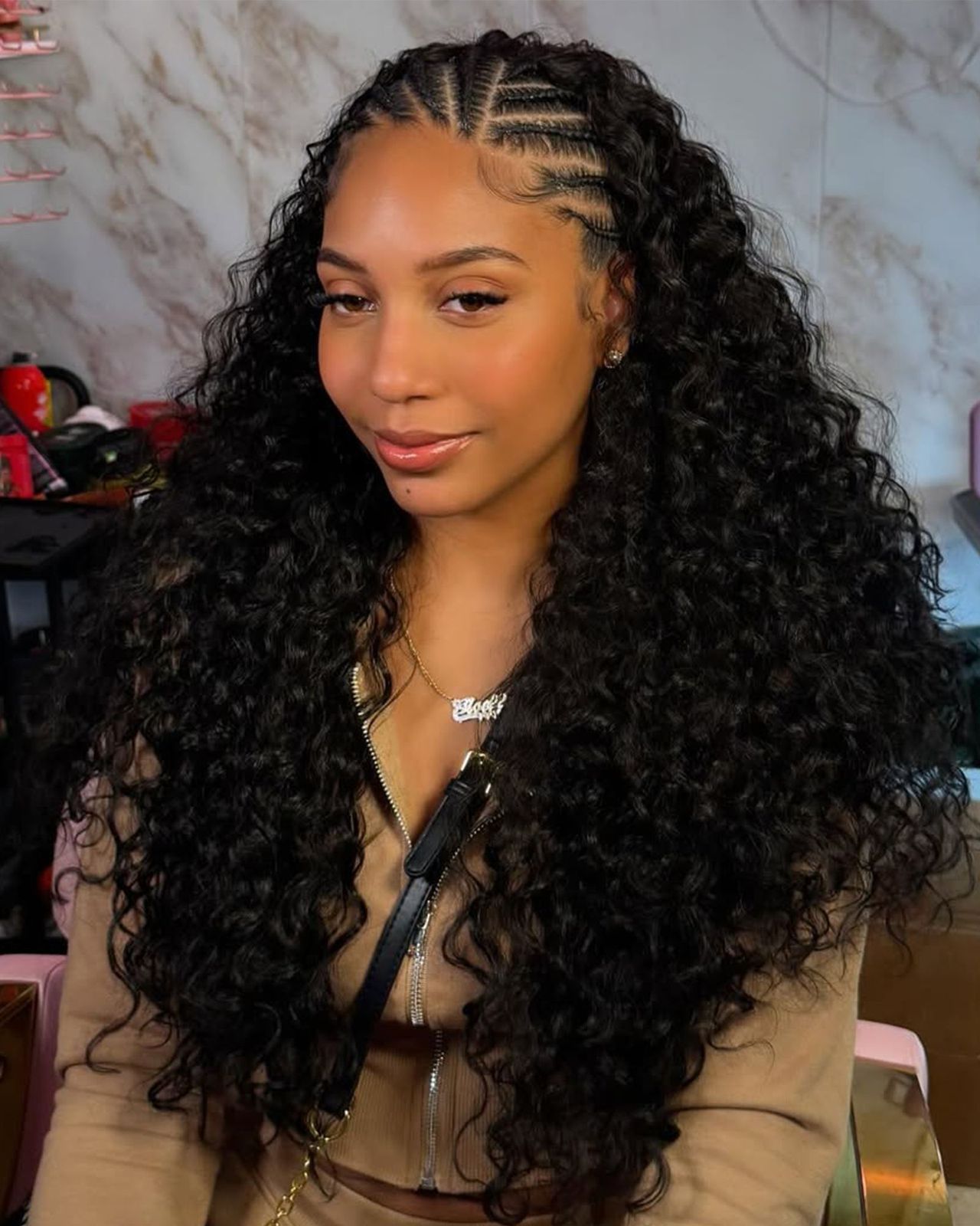 Black Visual Idea Black Visual Idea — Cornrows 2027 with Curls