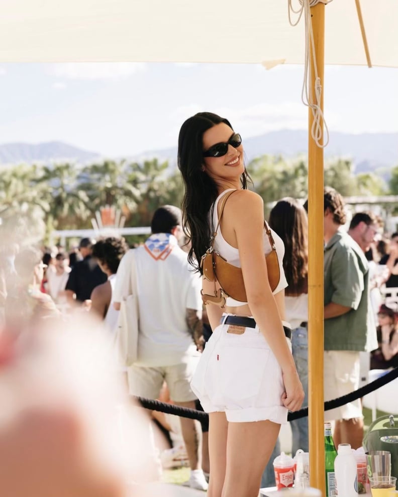 White Ribbed Tank with High-Waisted Denim Shorts White Ribbed Tank with High-Waisted Denim Shorts — Coachella Outfits 2027