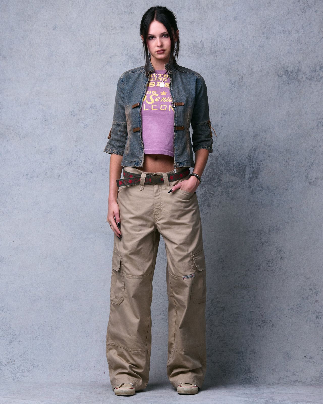 Bold Statement: Oversized Khaki Cargos with Graphic Tee and Denim Bold Statement: Oversized Khaki Cargos with Graphic Tee and Denim — Khaki Cargo Pants Outfits 2027