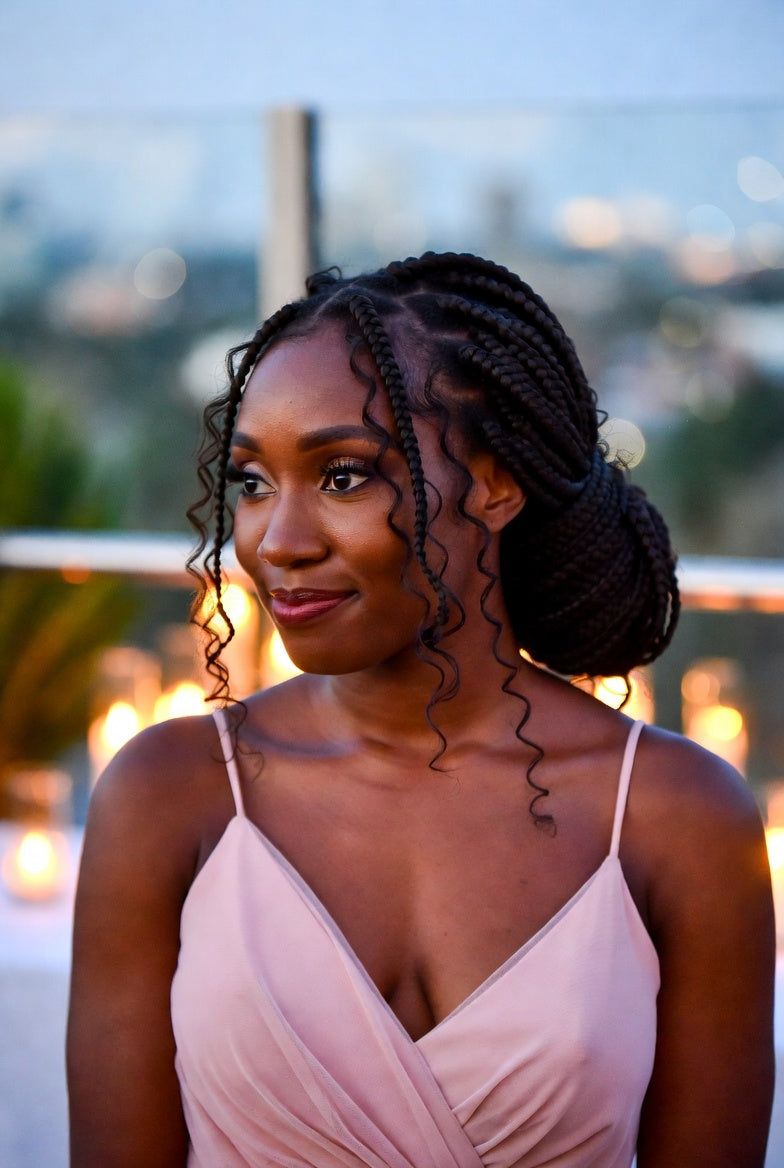 Floral Crown And Braided Detail Visual Idea Floral Crown And Braided Detail Visual Idea — Boho Braided Wedding Hair 2027