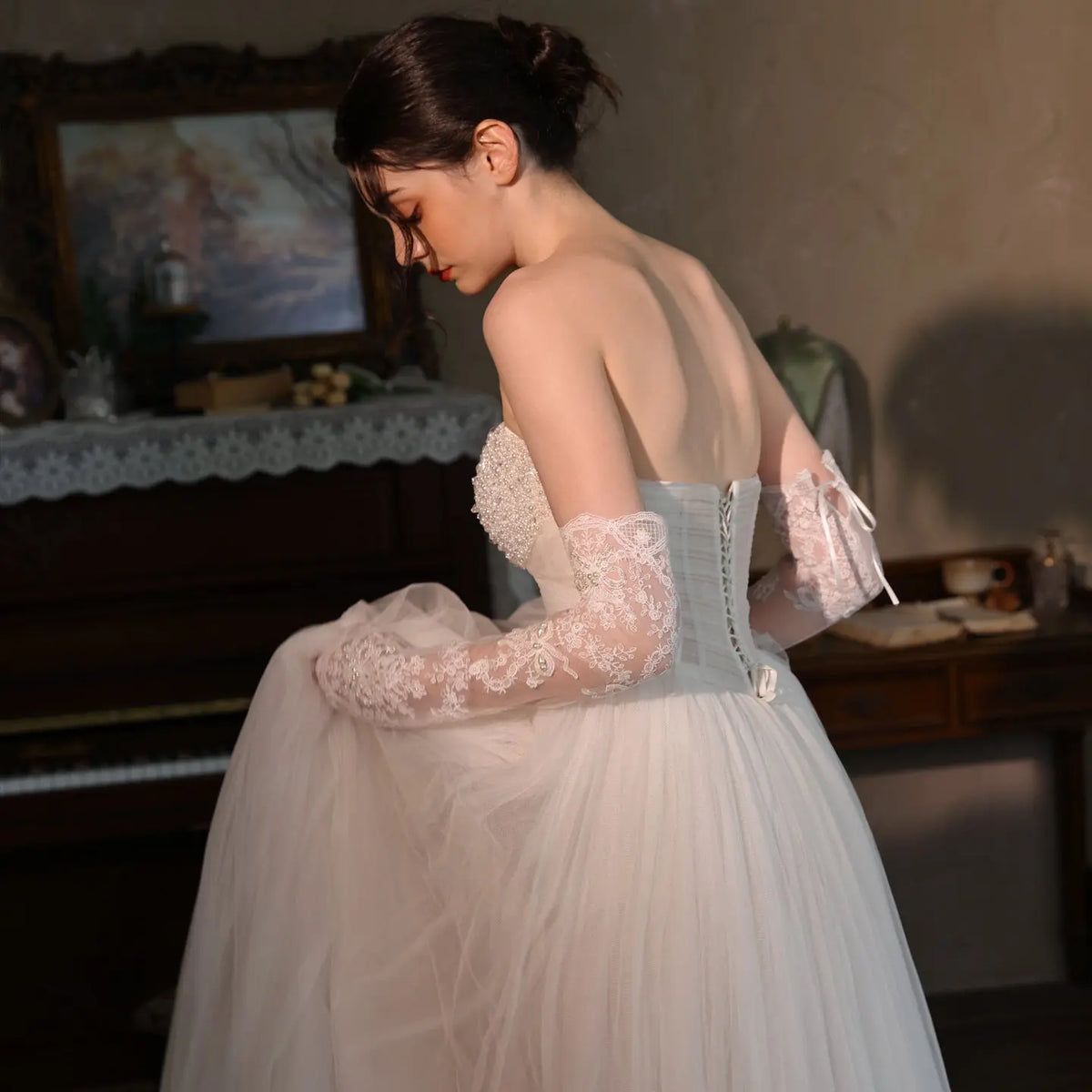 White Outfit Idea — Wedding Gloves Outfits 2027