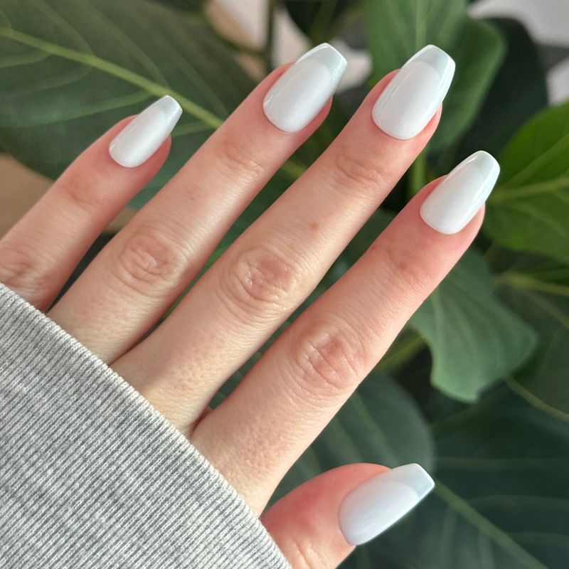 French Tips On All Nails Visual Idea — Icy Nails 2027