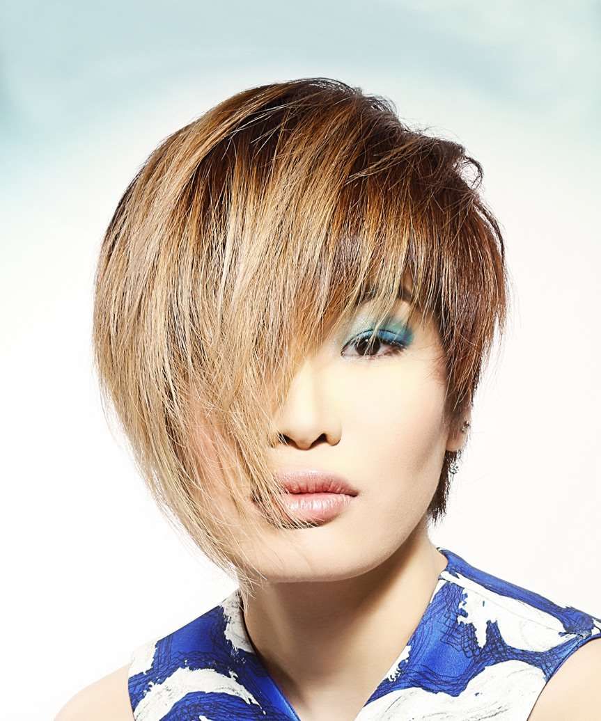 Blonde Pixie With Contrasting Root Shadow Blonde Pixie With Contrasting Root Shadow — Babylights Pixie 2027