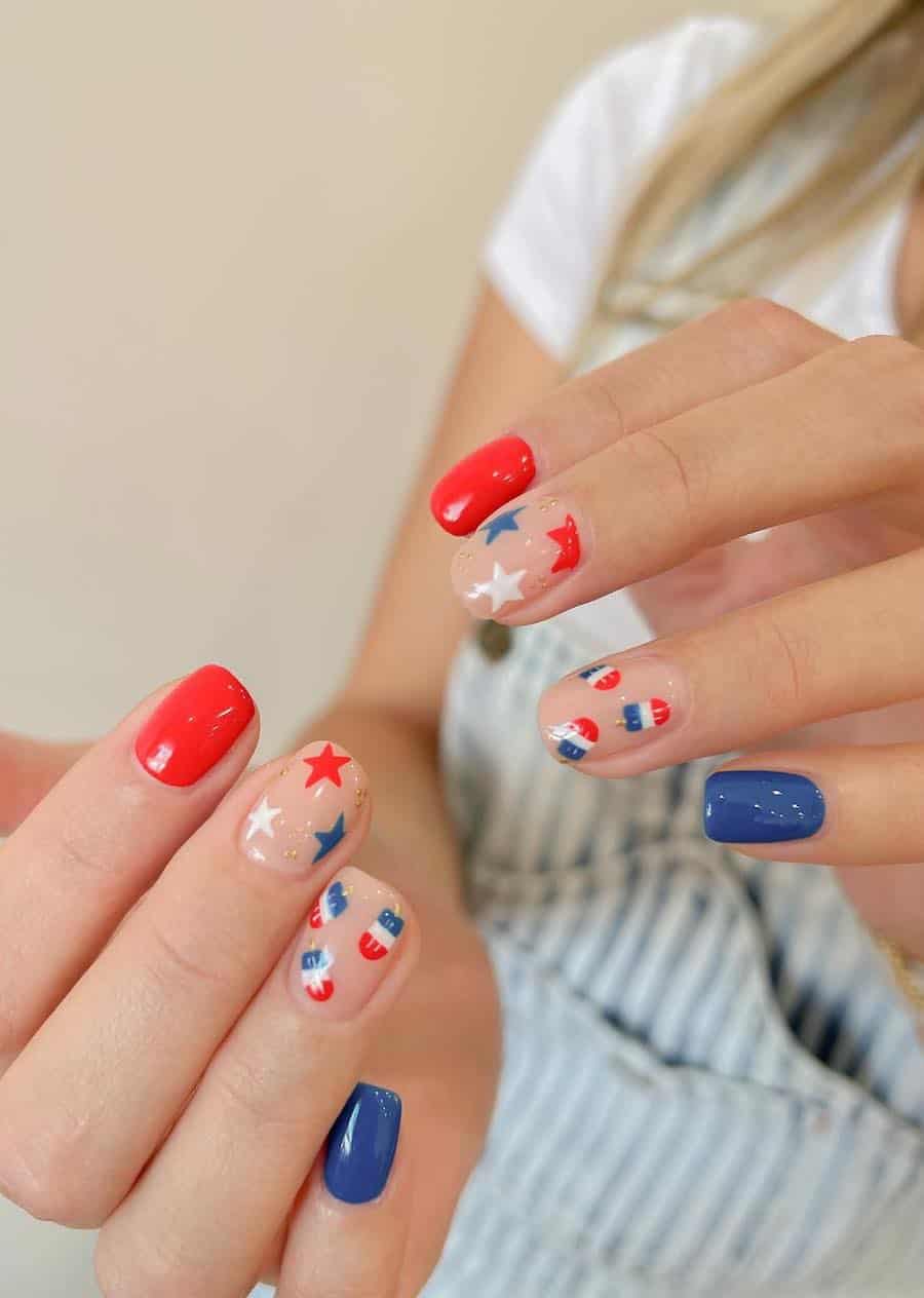 Short Square Stars and Stripes Short Square Stars and Stripes — Memorial Day Nails 2027