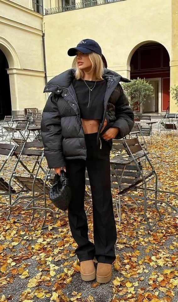 Ugg Boots Outfit Idea — Winter Puffer Jacket Outfits 2027