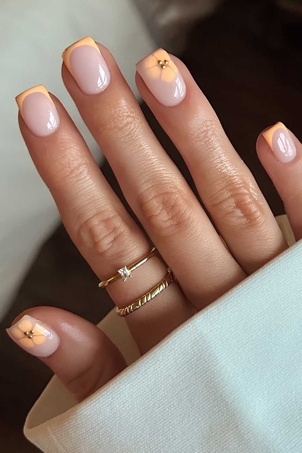 Nude Base With Thin White Tips Visual Idea Nude Base With Thin White Tips Visual Idea — French Tip Nails 2027 for Short Nail Beds