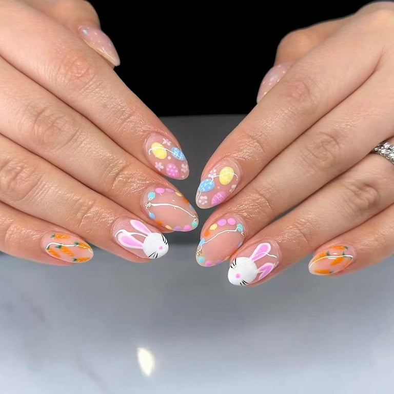 Easter Character Nail Art Assortment Easter Character Nail Art Assortment — Easter French Tip Nails 2027