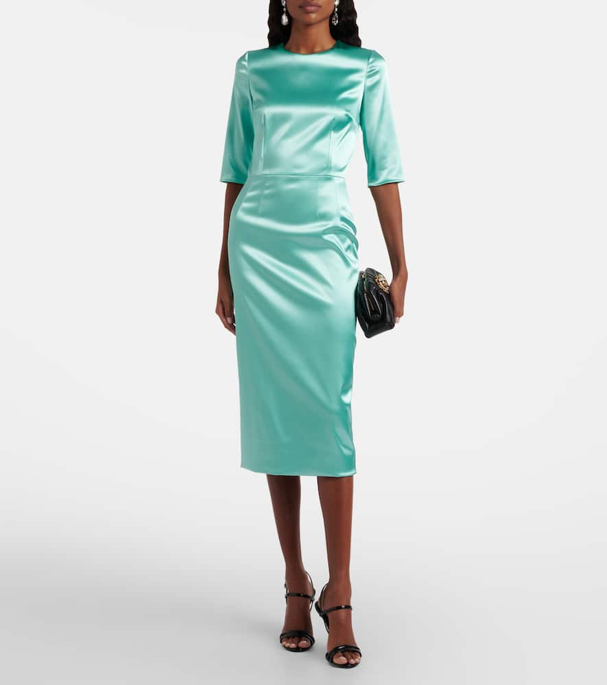 Mint Green Satin Midi Dress for Elegant Occasions Mint Green Satin Midi Dress for Elegant Occasions — Satin Dress Outfits 2027