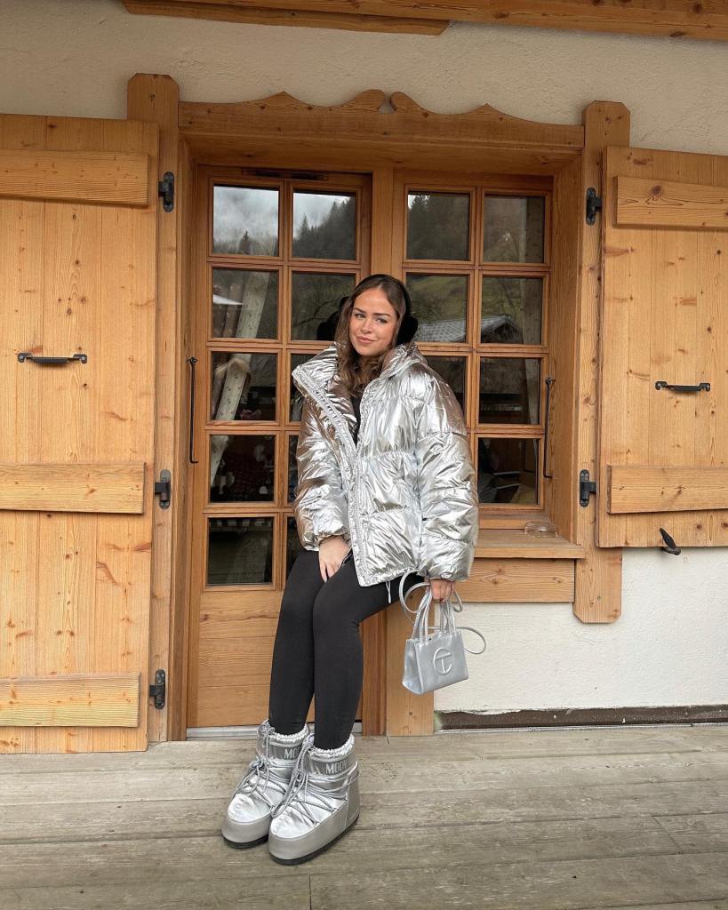 Oversized Silver Puffer Jacket for Winter — Silver Outfits 2027