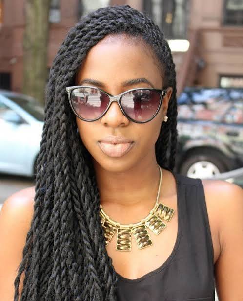 Black Thick Mid-Back Twists Black Thick Mid-Back Twists — Senegalese Twists 2027