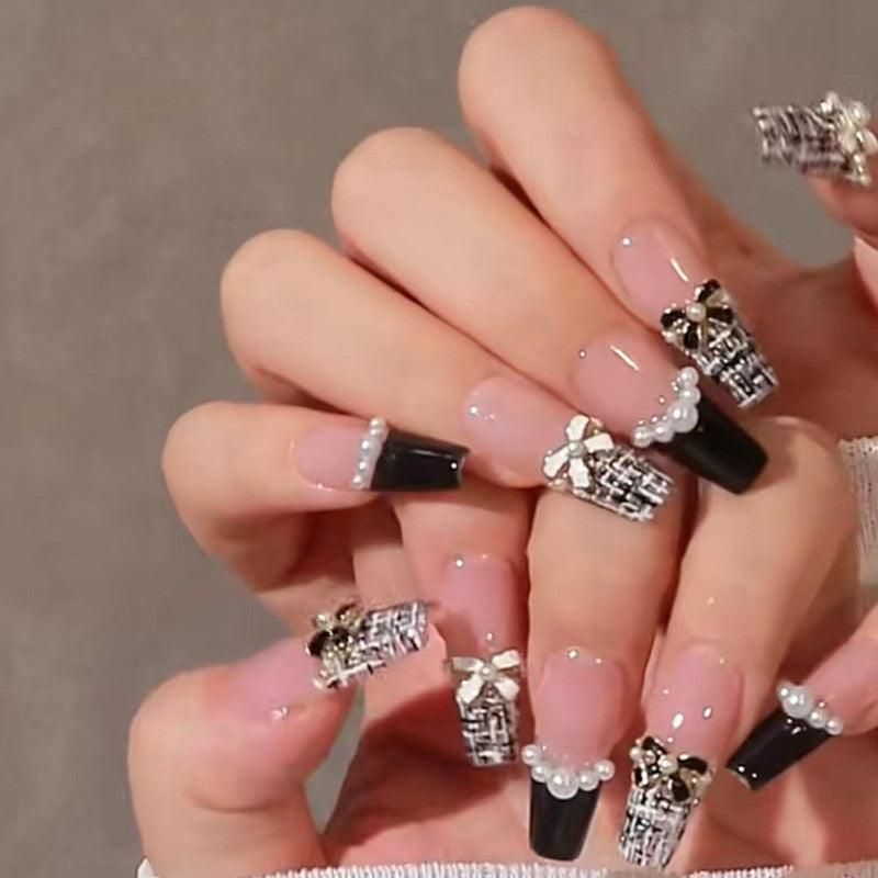 Visual Idea — The Finish Is Glossy Long Bow Nails 2027