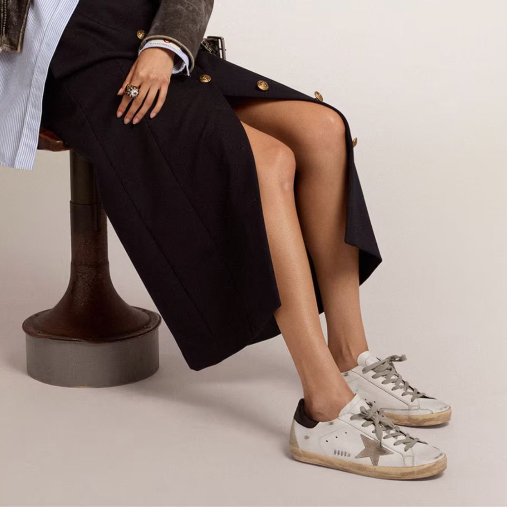 Smart Separates with a Midi Skirt and Blazer Smart Separates with a Midi Skirt and Blazer — Golden Goose Outfits 2027