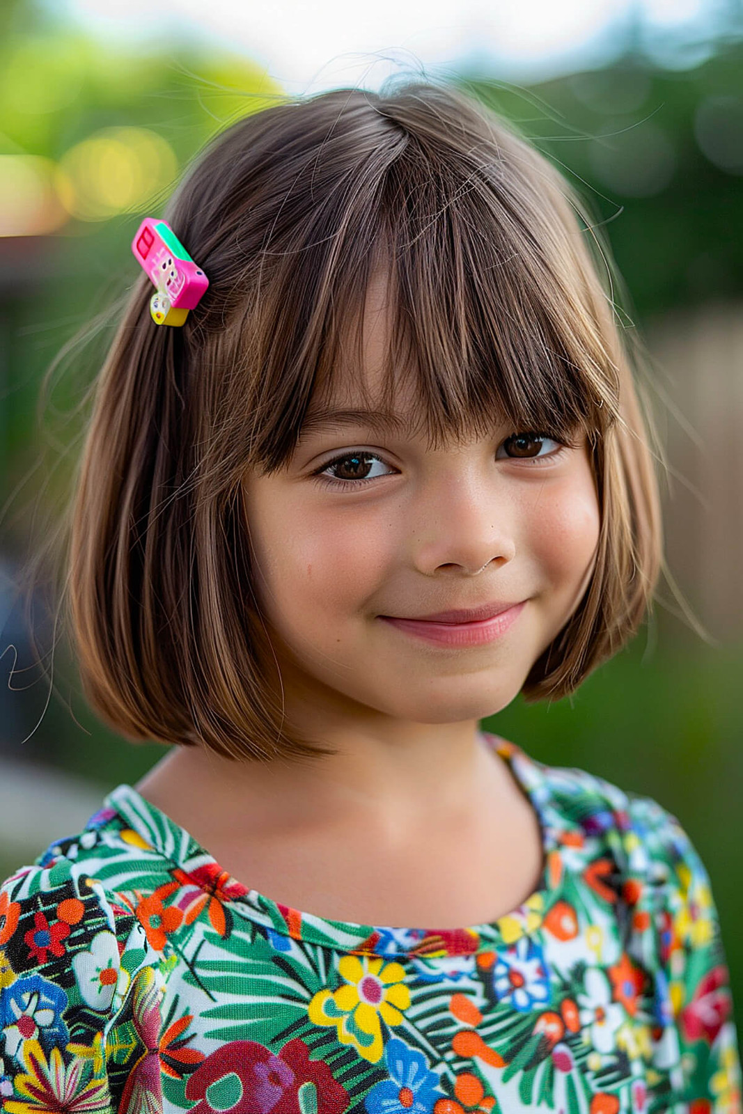 Sleek Bob With Sharp Blunt Bangs Sleek Bob With Sharp Blunt Bangs — Bangs 2027 for Kids