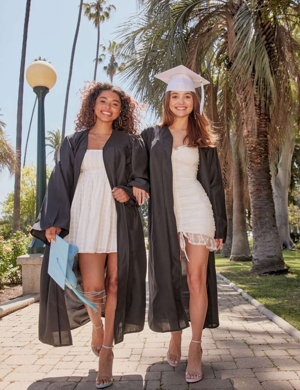 Lace Graduation Dresses Under Black Academic Gowns — Graduation Speaker Outfits 2027