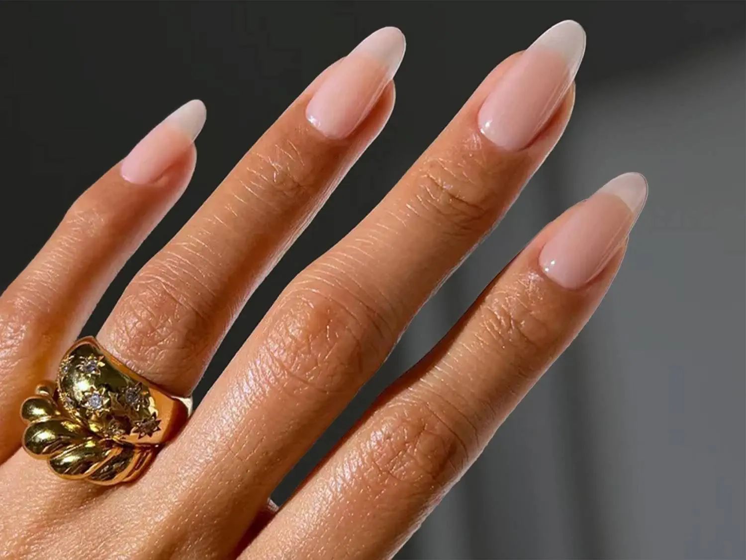 Classic French Almond Wedding Nails Classic French Almond Wedding Nails — Long Wedding Nails 2027
