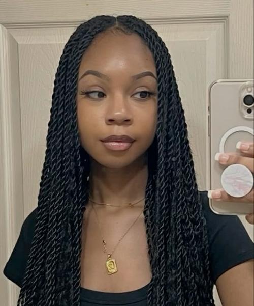 Neatly Parted Long Twisted Braids Neatly Parted Long Twisted Braids — Braided Hairstyles 2027 for Black Women