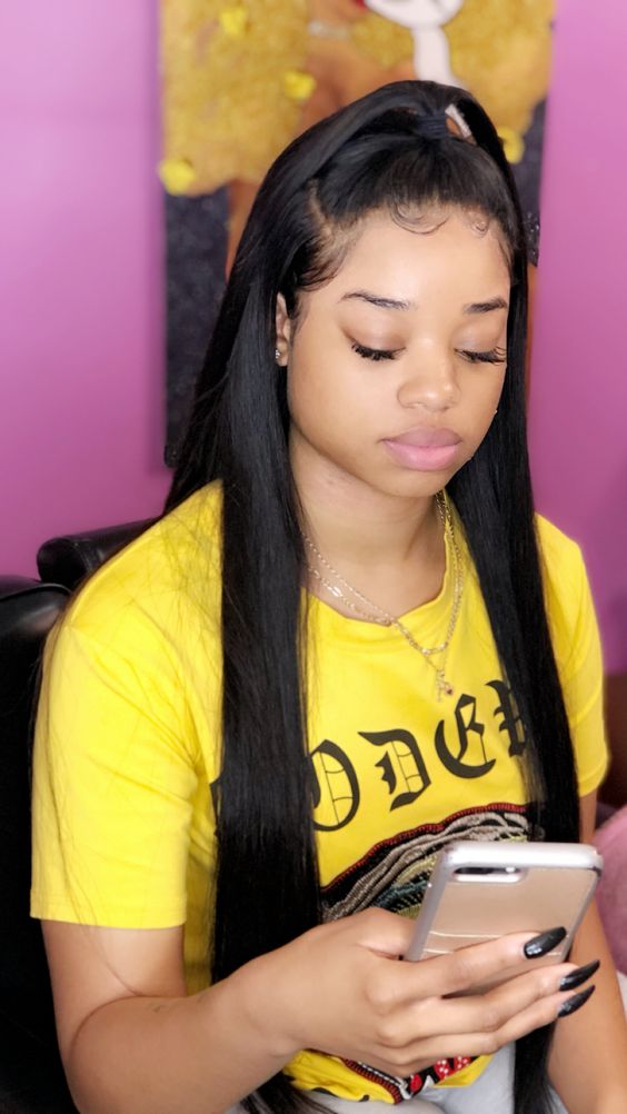 Baby Hair Bob With Half Up Ponytail — Lace Front Wig Styles 2027