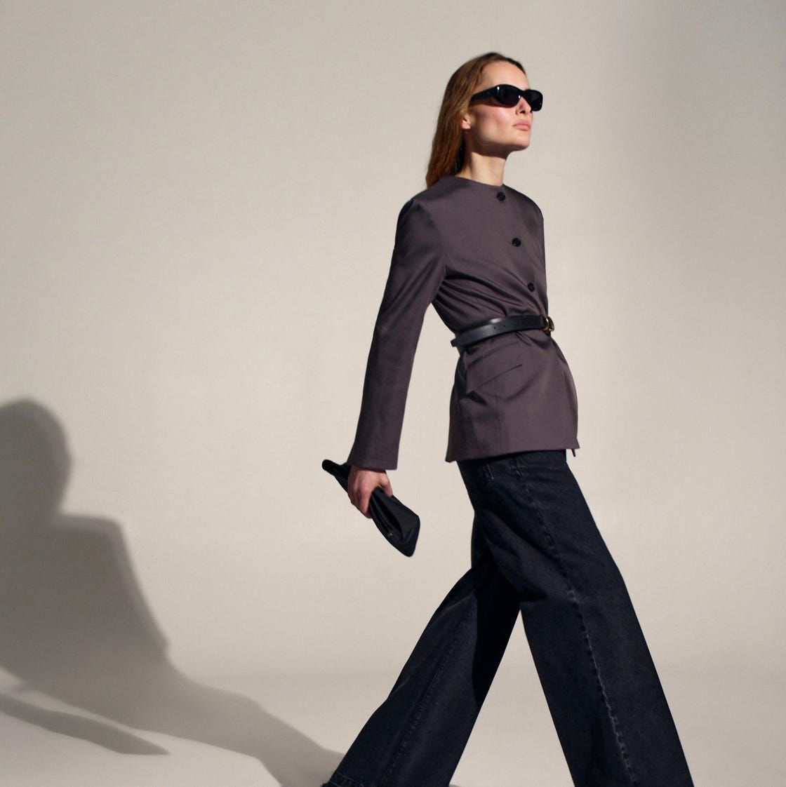 Draped Coat Over Blazer and Trousers for Layered Office Sophistication Draped Coat Over Blazer and Trousers for Layered Office Sophistication — Tech Office Outfits 2027