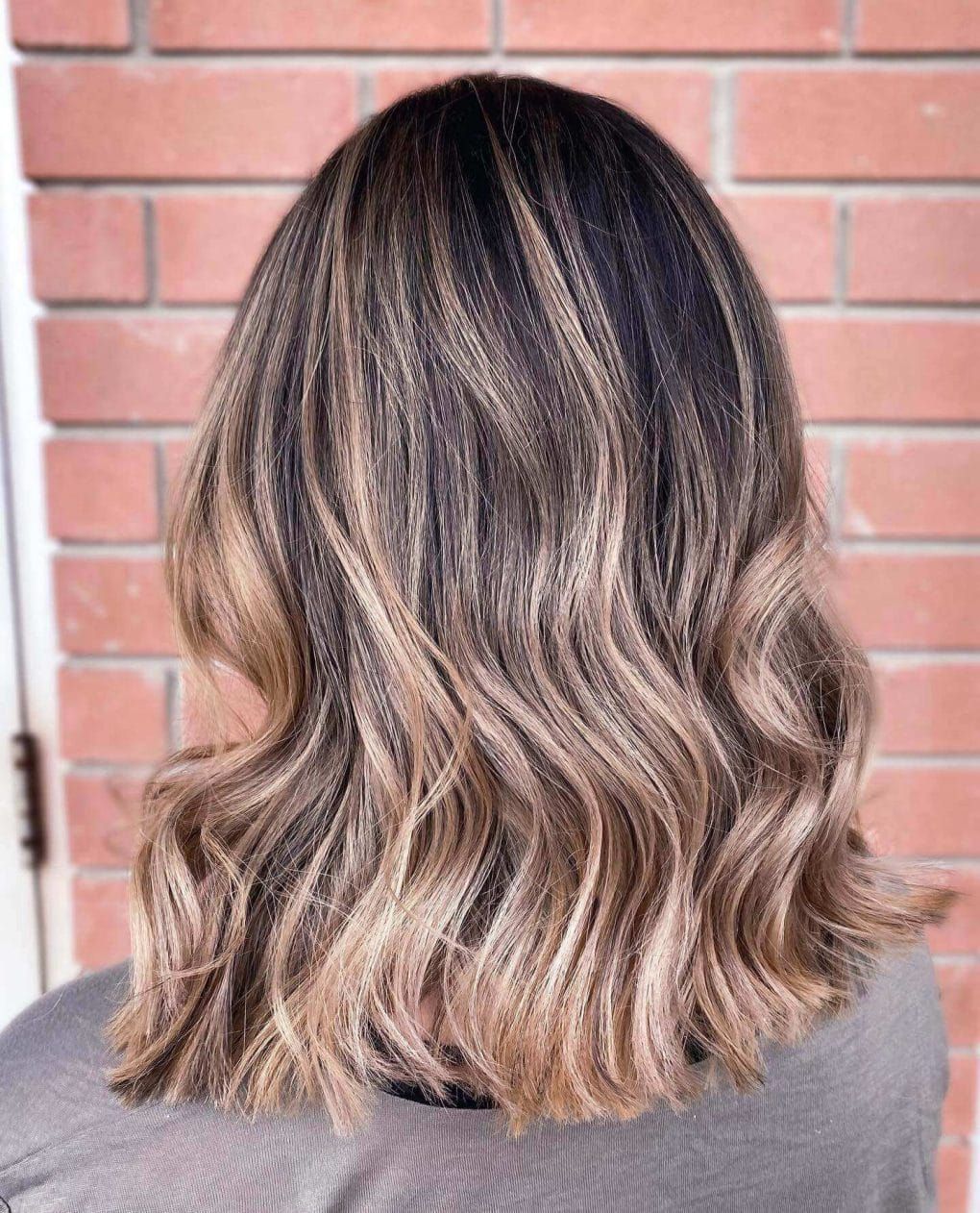 No Bangs Visual Idea — Balayage Lob 2027