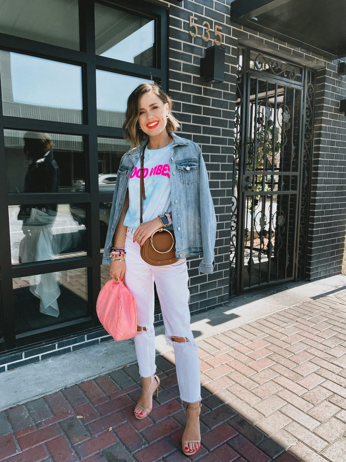 White Ripped Mom Jeans: Accessory Focus White Ripped Mom Jeans: Accessory Focus — Mom Jeans Outfits 2027 with Graphic Tee